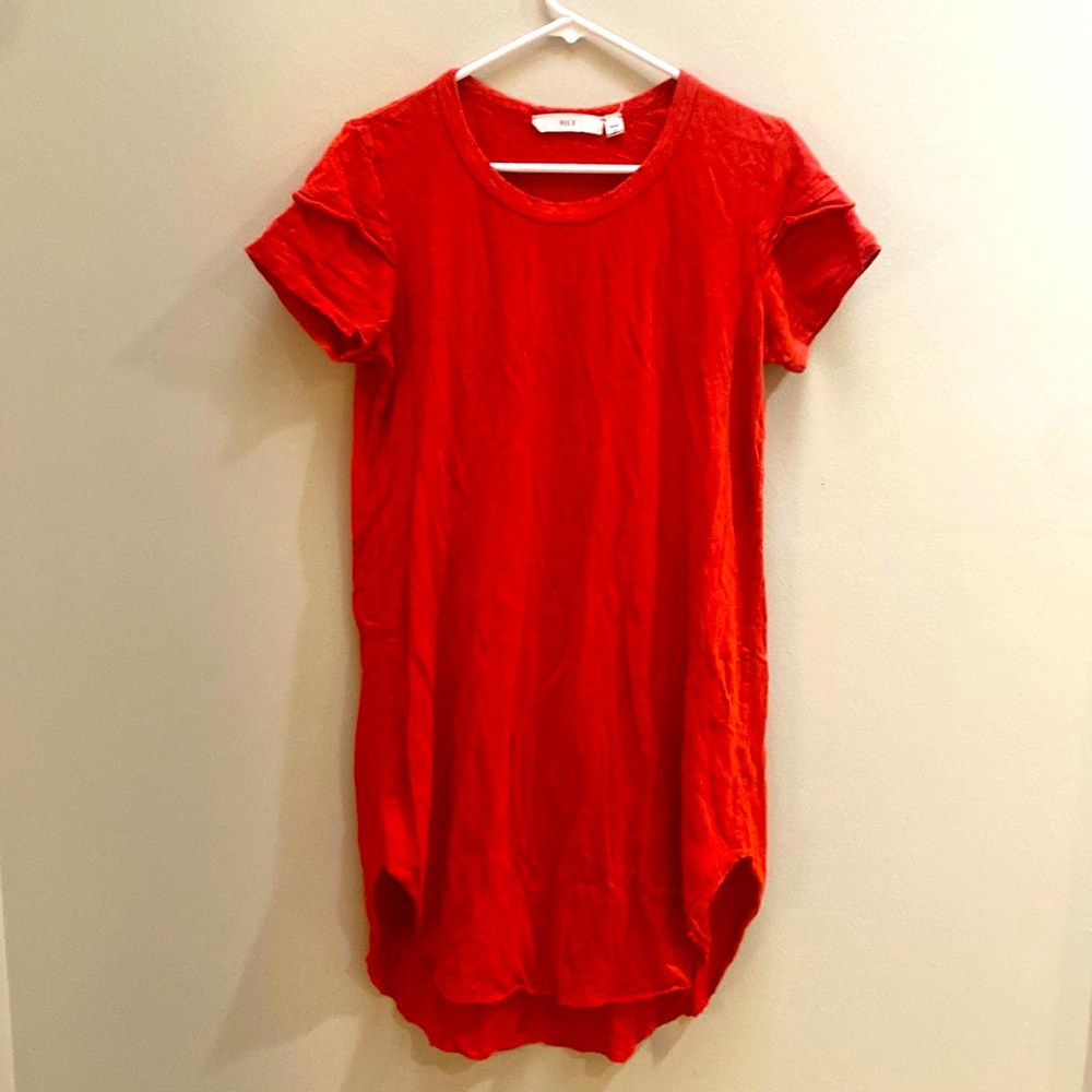 Wilt t- shirt dress in orange